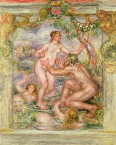 La Saône se jetant dans les bras du Rhône, 1915 - Pierre Auguste Renoir